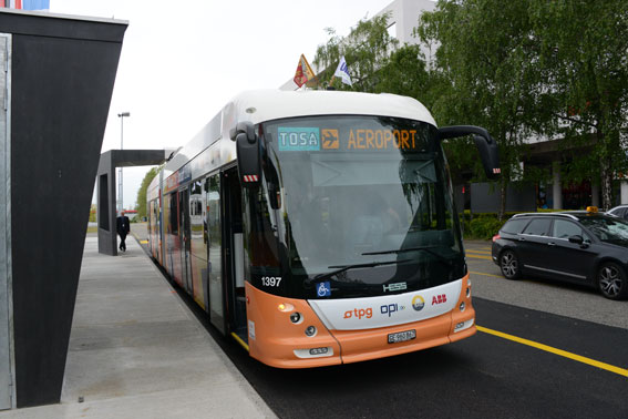 Tosa – en nyutvecklad elbuss för BRT-system premiärvisades tidigare i år. Något för Stockholm? Foto: Ulo Maasing.