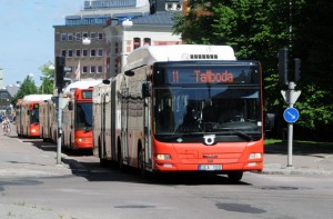 En av de städer där Veolia kör tätortstrafiken är Linköping. Foto: Ulo Maasing.
