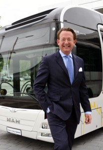 Franz Freiherr von Redwitz, MAN: Elektrifiering är en överlevnadsfrågs för busstilverkarna. Foto: Ulo Maasing.