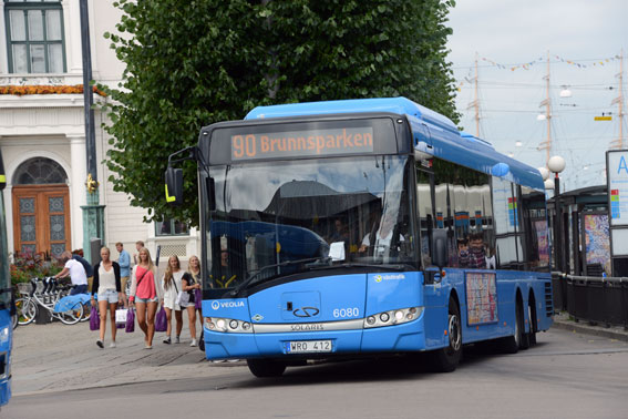 Västtrafiks busstrafik har ökat antalet resor med sex procent. Foto: Ulo Maasing.