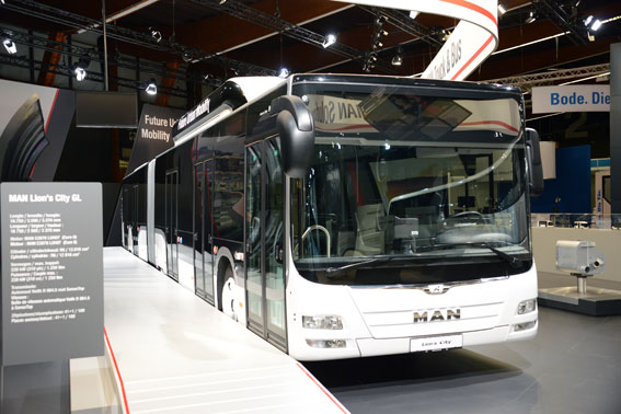 MAN:s gasdrivna BRT-buss Lion´s City GL. Foto: Ulo Maasing.