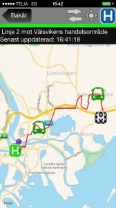 Var E bussen är en ny app som lanseras av Trivector.
