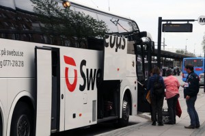 I expressbusstrafiken lyser tillgänglighetsanpassningen med sin frånvaro. Foto: Ulo Maasing.