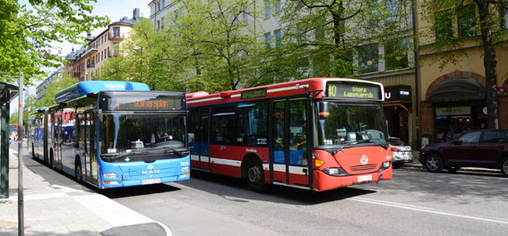 I Stockholm är 97 procent av bussarna tillgänglighetsanpassade. Foto: Ulo Maasing.