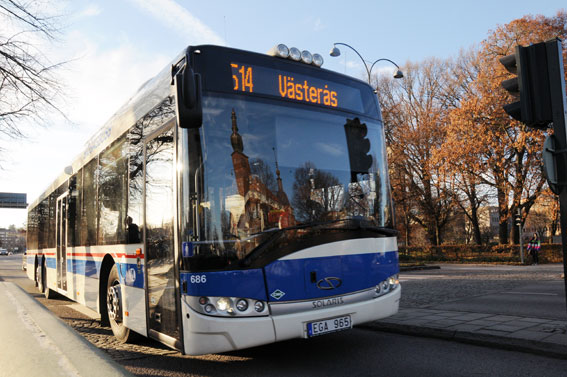 Vid årsskiftet kommer inte bara busstrafiken i Västmanland att skötas i egen regi av landstinget. Då tar man också över trafikreklamen. Foto: Ulo Maasing.