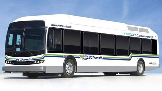 De 20 bränslecellsbussar som körts av BC Transit i Whistler, Kanada, ska tas ur drift. Bild: Ballard.
