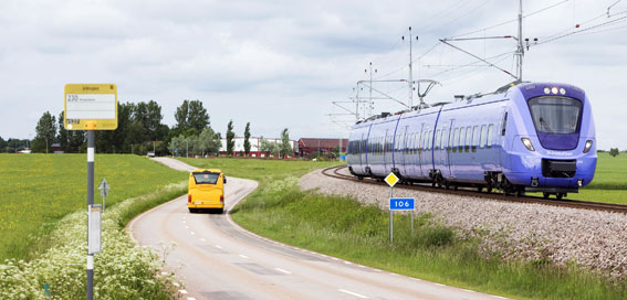 Skånetrafikens appbiljett gäller numera också vid resor över länsgräns. Foto: Kasper Duzik.