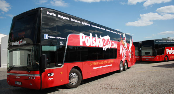 Brian Souters PolskiBus bara växer och växer. Foto: PolskiBus.
