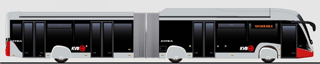 VDL lanserar nu en helt batteridriven ledbuss med BRT-design.