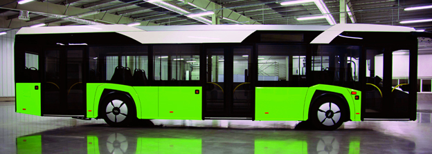Nya Solaris Urbino ser betydligt tuffare ut än föregångaren. Foto: Solaris.
