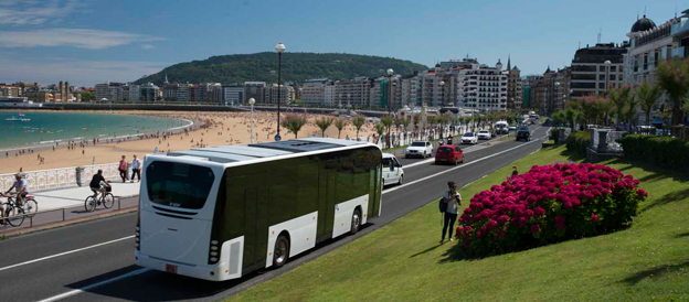 Nyregistreringarna av bussar i Spanien ökade kraftigt under september, men övriga stora marknader hade en nergång. Foto: Irizar.