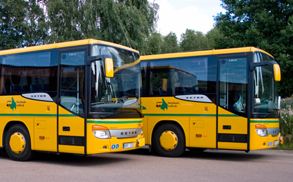 Nerläggning hotar värmländska bussbolag. Bild: Värmlandstrafik.