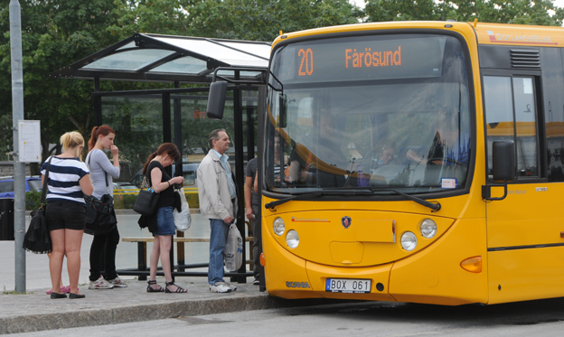 Bussgodshanteringen återinförs på Gotland. Foto: Ulo Maasing.