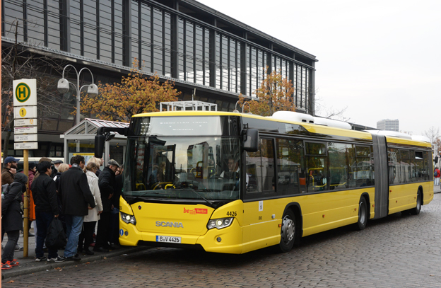 I fjol gjorde Scania en inbrytning i Berlin med en order på 156 CityWide ledbussar. De första är nu i trafik. Nu tillverkar man en prototyp på en ny dubbeldäckare för den tyska huvudstaden. Foto: Ulo MAasing.