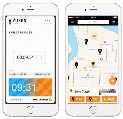 Karlstadsbuss lanserar en ny app som ersätter SMS-biljetten.