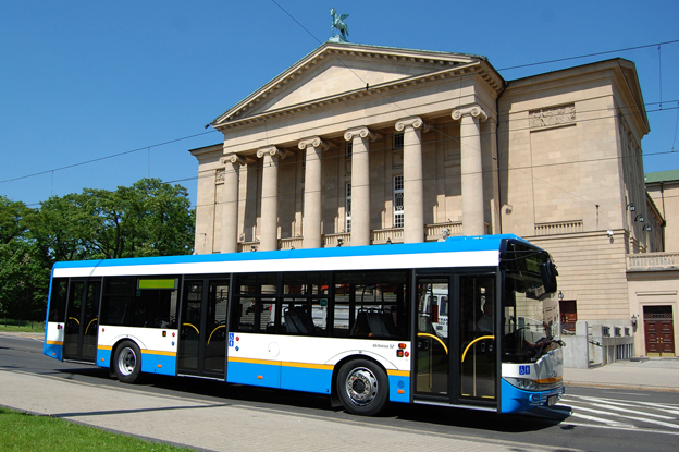 Solaris har fått en stororder från Ostrava, Tjeckien. I ordern på 105 bussar ingår 90 tlovmters Urbino gasbussar. Foto: Solaris.