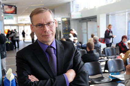 Den estniske bussentreprenören Hugo Osula…