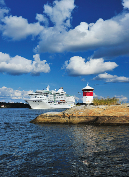 Birka Cruises väljer annan väg på några av sina kryssningar. Foto: Birka Cruises.