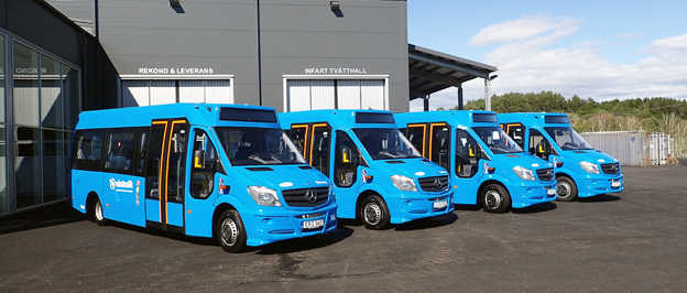 Vinga Bus Partner har fått en order på 43 flexbussar för leverans till Sandarna Transporter.