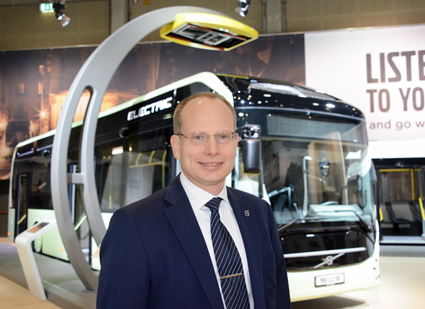 Volvo Bussars vd Håkan Agnevall. Foto: Ulo Maasing.