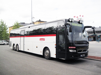 Jämtland toppar listan över störst andel tunga bussar som underkänns vid besiktningen. Bussen på bilden har inget direkt samband med artikelns text. Foto: Ulo Maasing.