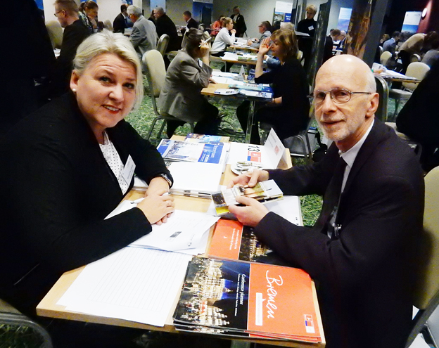 Marianne Lidvall, Lundwall Tfavel och Bremens Jürgen Wenderhold. Foto: Ulo Maasing.