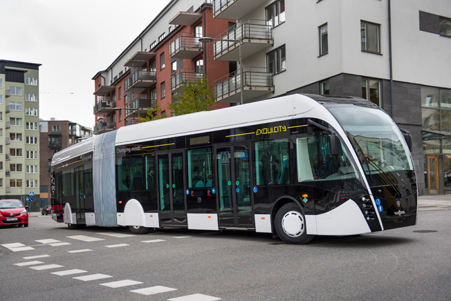 BRT har hög prioritet i Storstockholm. Bild: Scania.