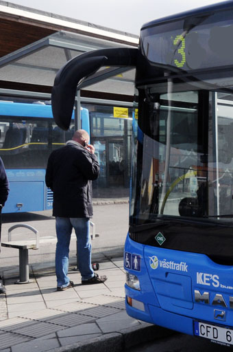 Kungsbacka har haft en ökning av stadsbussresandet med 42 procent sedan i somras. Foto: Ulo Maasing.