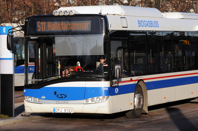 Busstrfiken mellan Västerås och Hallstahammar respektive Västerås och Surahammar har kunnat notera dramatiska resandeökningar i år. Foto: Ulo Maasing.