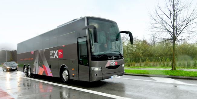 En av de nyaste modellerna i Van Hools EX-serie, EX17H. Foto: Van Hool.