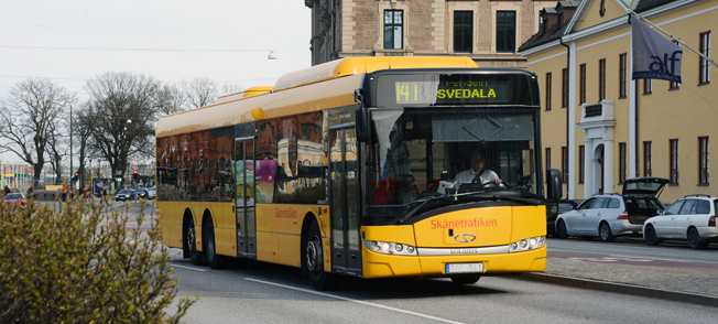 Allt fler tar bussen i Skåne. Foto: Ulo Maasing.