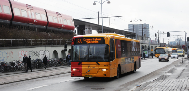 Rån och överfall av bussförare har minskat kraftigt i Köpenhamnsområdet – trots att kontanthanteringen finns k ar. Foto: Ulo Maasing.