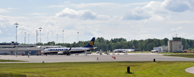 Skavsta flygplats. Foto: T S Eriksson/Wikimedia Commons.