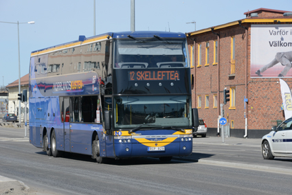 Dags för sista veckan med kontantbetalningar på Västerbottenbussar. Foto: Ulo Maasing.