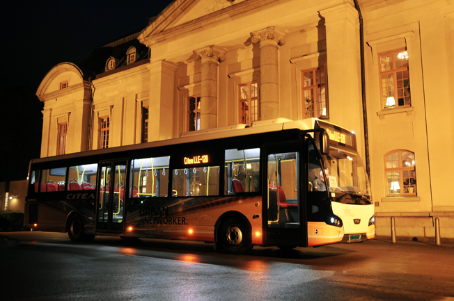 Juni blev en stark månad för VDL när det gäller bussregistreringarna i Sverge. 28 nya VDL-bussar, flertalet v dem 12-meters VDL Cite, registrerades. Foto: Ulo Maasing.