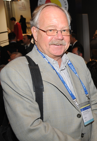 Jan-Erik Kjellberg engagerade sig mycket även i branschens internationella arbete. Här ses han på IRU:s världskongress 2008. Foto: Ulo Maasing.