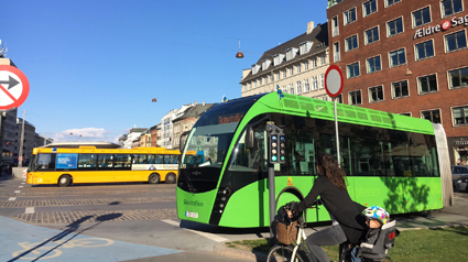 MalmöExpressen i Köpenhamn. Foto: Nobina.
