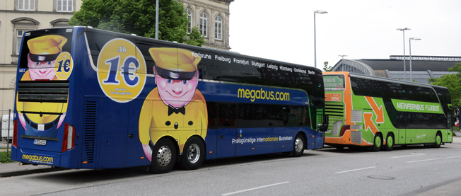 Separation. Efter två månaders samarbete mellan megabus.com och FlixBus står det klart att de båda europeiska expressbussjättarna går skilda vägar. Foto: Ulo Maasing.