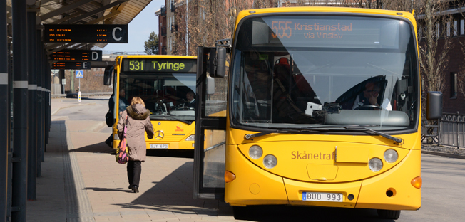 Skånetrafiken ska göra om sitt betal- och biljettsystem. Dagens 200 zoner blir tre. Foto: Ulo Maasing.