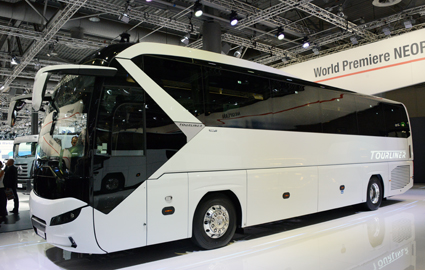 Neoplans nya Tourliner bygger på MAN Lion´s Coach. Foto: Ulo Maasing.