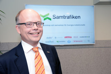 Gerhard Wennerström, vd Samtrafiken: Sverige har kommit långt både vad gäller innovation, teknisk mognad och en långt framskriden avreglerad kollektivtrafik. Foto: Ulo Maasing.