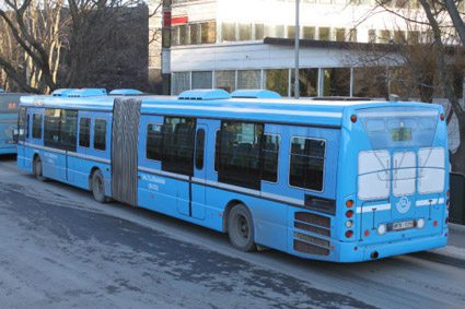 Saltsjöbanan(buss) förlängs till Cityterminalen i Stockholm. Foto: Arriva.