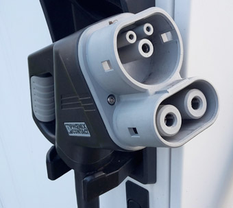 För depåladdning rekommenderas CCS Combo 2. Foto: Wikimedi Commons.