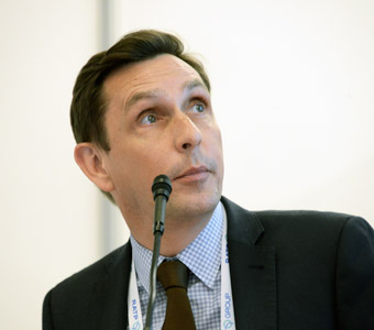 Nicolas Pocard från Ballard Power Systems, ett företag som arbetar med bränslecellteknik. Foto: Ulo Maasing.