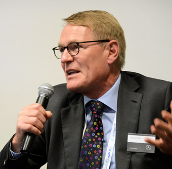 Hartmut Schick, vd för Daimler Buses. Foto: Ulo Maasing.