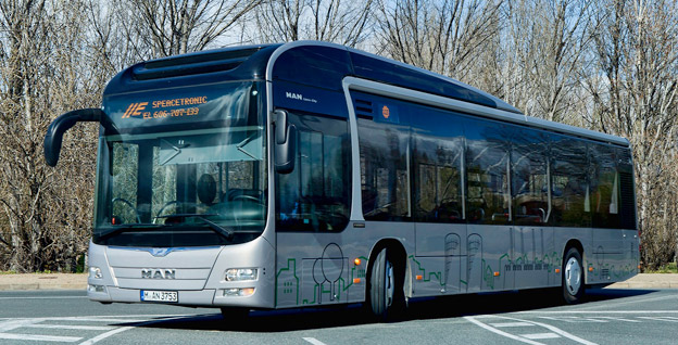 MAN utvecklar framtidens hybridbuss inom ramen för ett EU-projekt. Foto:MAN.