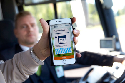 Nu går det att swisha sig till en resa med Västtrafik. Foto: Västtrafik.